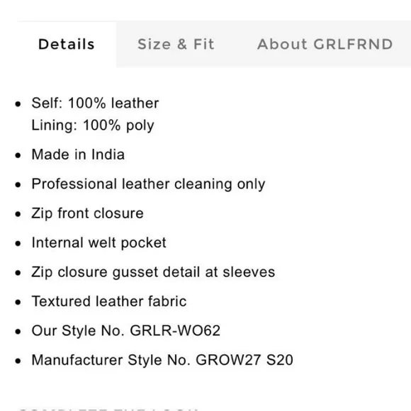 COPY - Revolve leather jacket - Picture 8 of 12